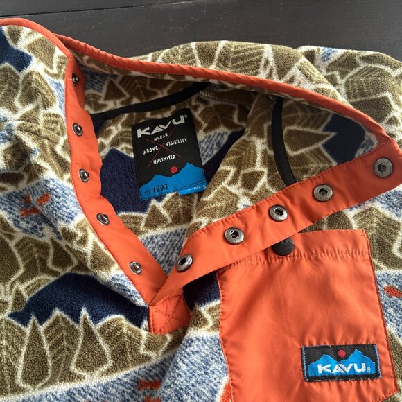 Mens Kavu Pullover Hiking Outdoor Fleece Jacket Size Small Womens L - Picture 5 of 7